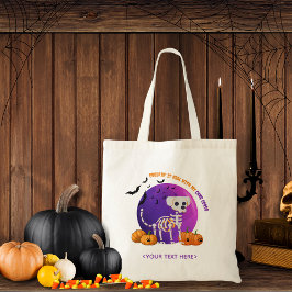 Bolsa de Halloween Trick o Treg Dog Candy Tote Bag