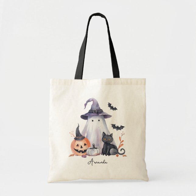 Bolsa de Halloween Trick o Tremendo Shoulder Tote  (Frente)