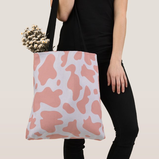 Bolsa de herramientas de impresión de vaca rosa (Detalle)