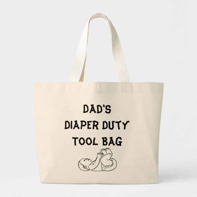 Bolsa de herramientas del deber del pañal del papá (Frente)