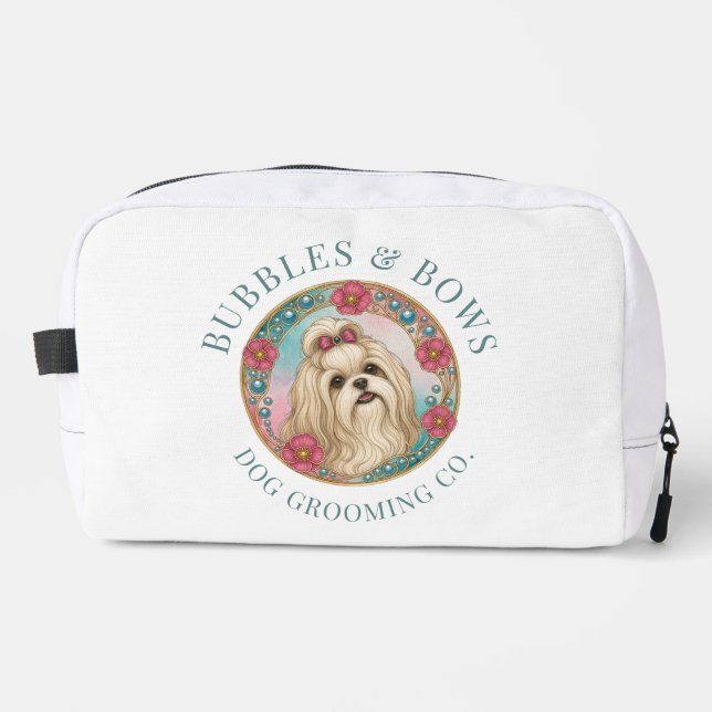 Bolsa de herramientas para salón de aseo de Shih T (Anverso)
