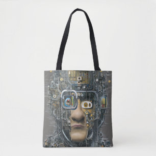 Bolsa de hombre tecnología robot masculina hombre