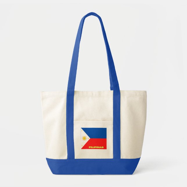 Bolsa de hombro con bandera filipina impresa (Frente)