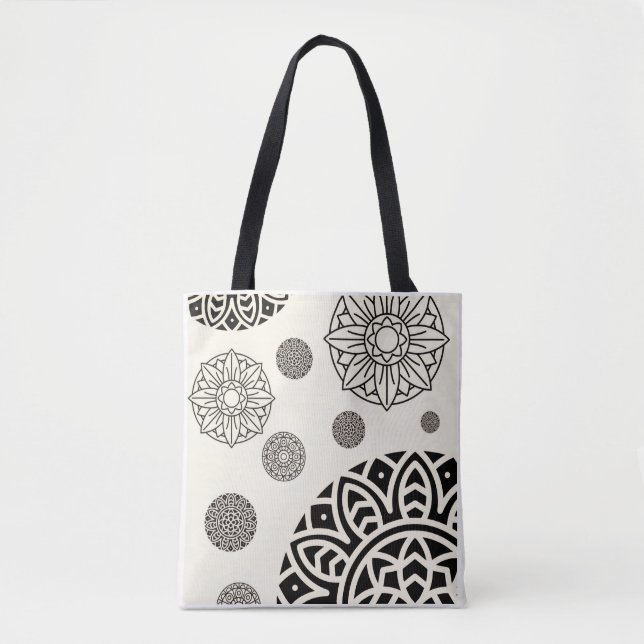 Bolsa de hombro de arte Mandala de lujo  (Anverso)
