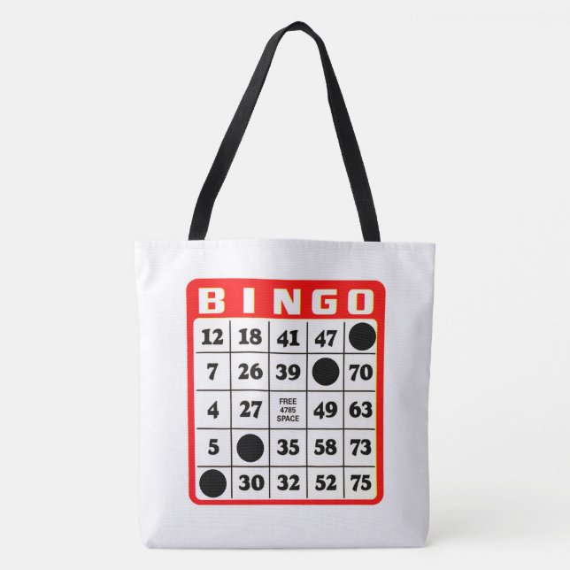 Bolsa de hombro de la tarjeta bingo (Anverso)