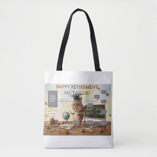 Bolsa de hombro para la jubilación de un profesor  (Anverso)
