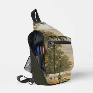 Bolsa de hombro para paseo matutino por el lago pi