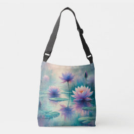 Bolsa de hombros de Serene Water Lilies, Bolsa de