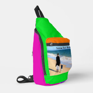Bolsa de honda de texto para fotos y Personalizado
