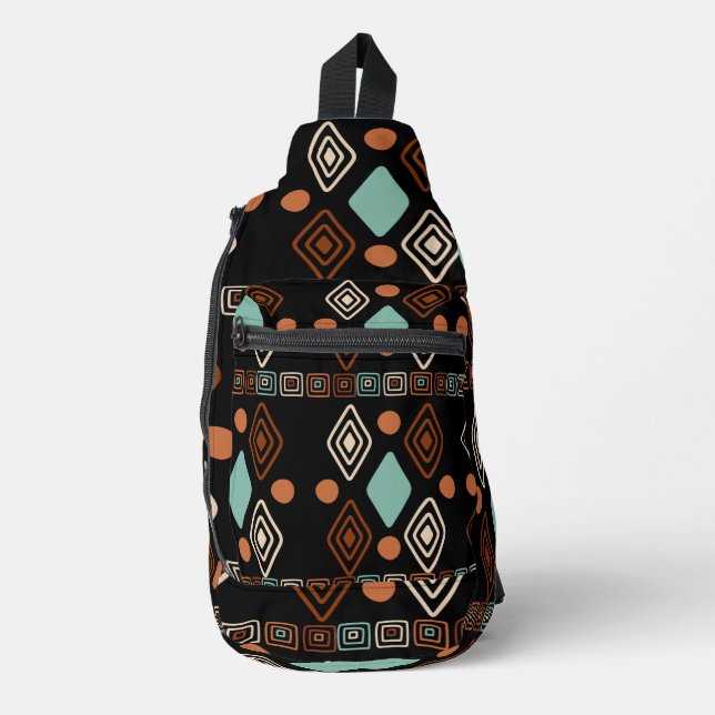 Bolsa de honda impresa tribal (Anverso)
