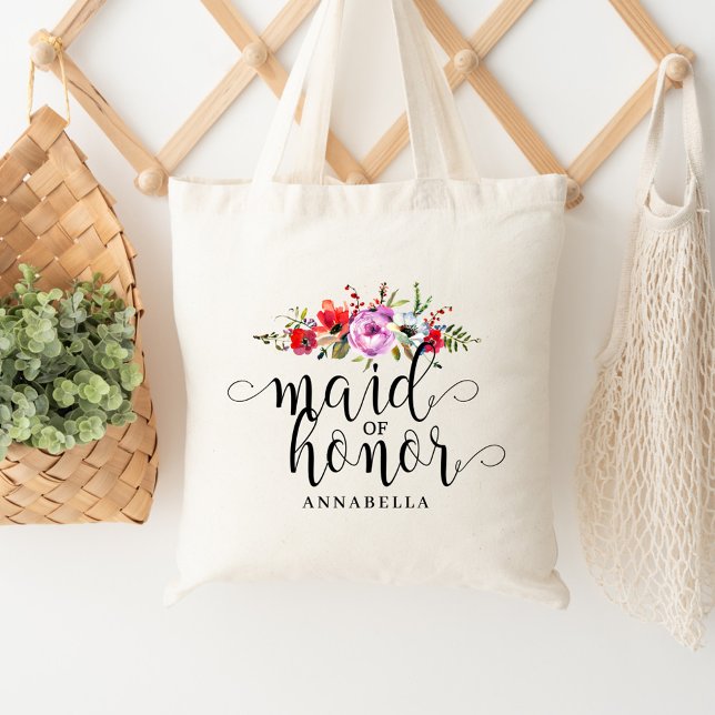 Bolsa de honor de dama con ramo floral (Subido por el creador)