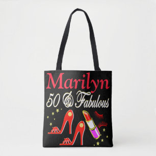 BOLSA DE HORA PERSONALIZADA ROJA 50 Y FABUOSA