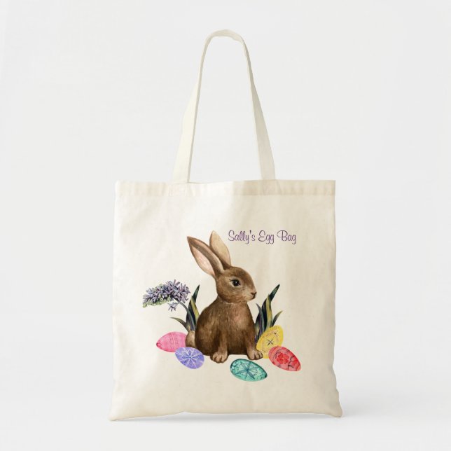 Bolsa de Huevo de Pascua de Abundancia Cuta - text (Frente)