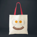 Bolsa de huevos y patatas fritas<br><div class="desc">Desayuno sonriente y chistoso de tocino y huevos.</div>