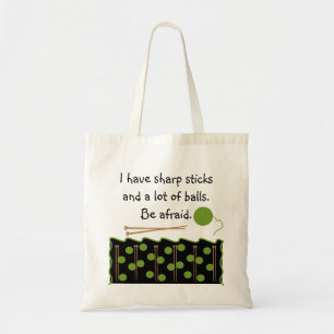 Bolsa de humor de punto