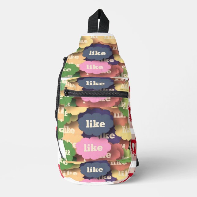 Bolsa de iconos de medios sociales - Vibes digital (Anverso)