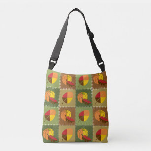 Bolsa de impresión completa de quilt de otoño