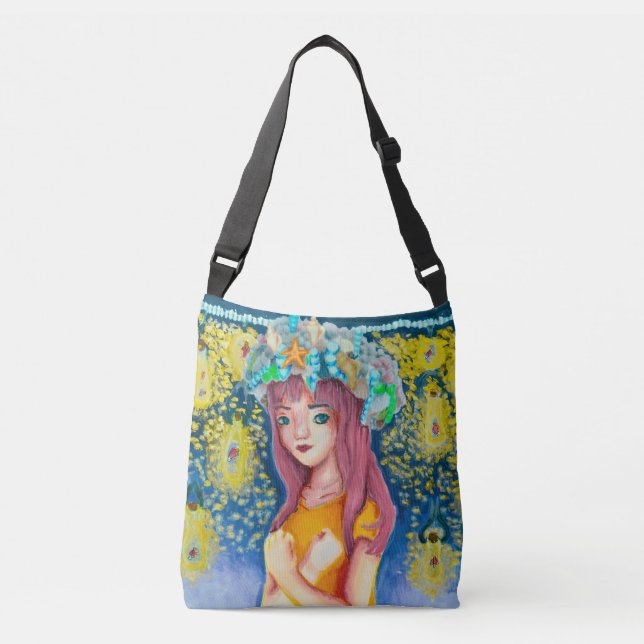 Bolsa de impresión completa Mystic Firefly Beach (Anverso)