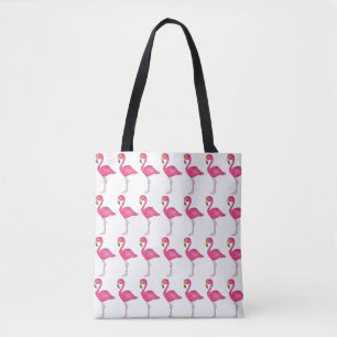 Bolsa de impresión de pájaros Flamingo Rosado Trop