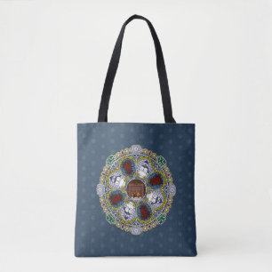 Bolsa de impresión total Winter Nouveau