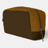 Bolsa de inodoro de viajes Rustic Cocoa Brown