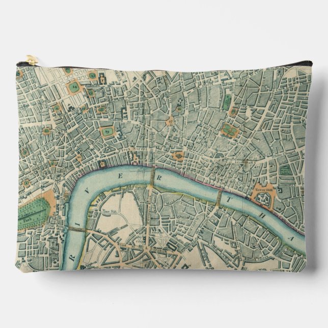 Bolsa de inodoros de los mapas de Londres (Anverso)