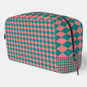 Bolsa de inodoros de patrón de diamante de chequeo