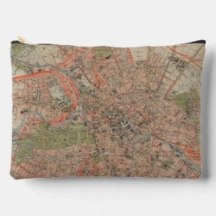 Bolsa de inodoros del Mapa de Berlín Vintage