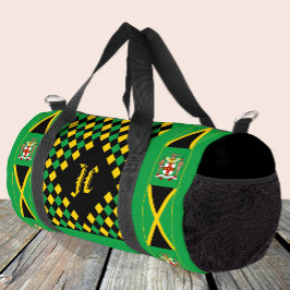 Bolsa de Jamaica, diseño, monograma, bandera de Ja