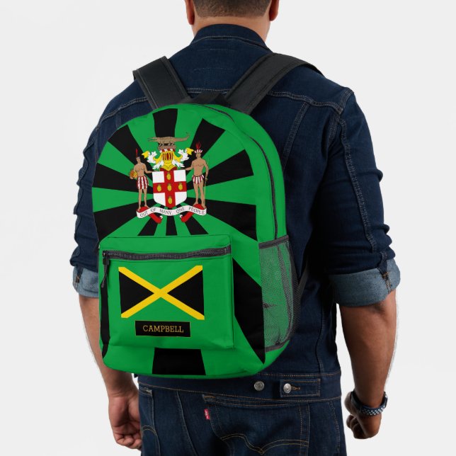 Bolsa de Jamaica, moda de bandera jamaiquina / Pat (Insitu (Modelo))