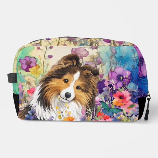 BOLSA DE JARDÍN ZEN Sheltie sable - pequeña bolsa  (Anverso)