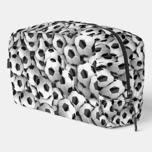 Bolsa de kit de dopp de diseño de bolas de fútbol