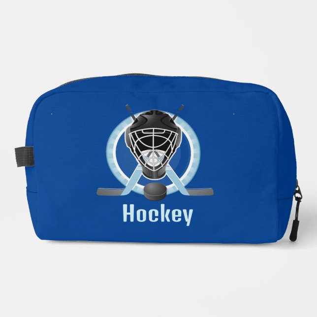 Bolsa de kit de dopp de diseño de hockey (Anverso)
