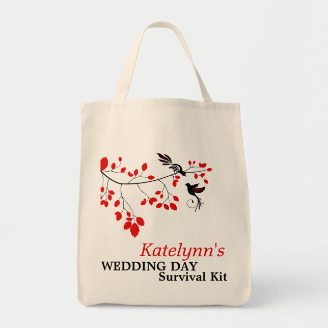 Bolsa de kit de supervivencia para bodas de bodas  (Frente)