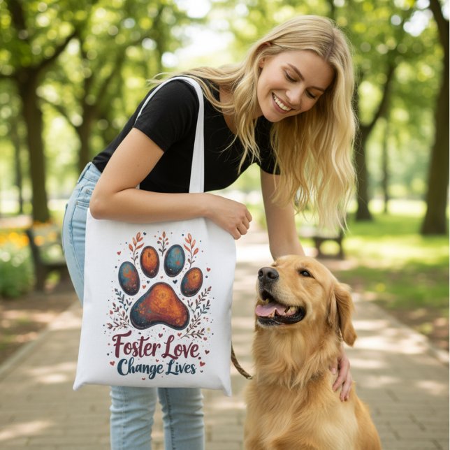 Bolsa de la aleta del mascota para los héroes de l (Personalized dog foster tote bag)
