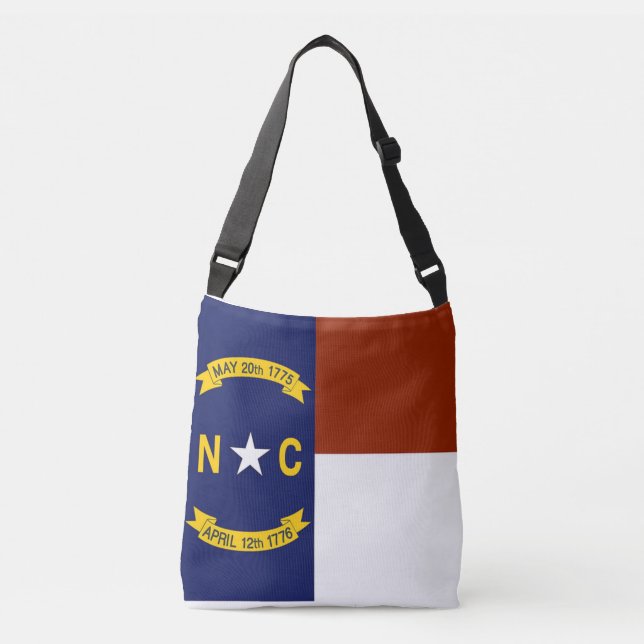 Bolsa de la bandera, Carolina del Norte (Anverso)
