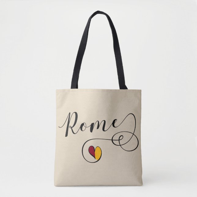 Bolsa de la Bandera de Roma del Corazón, italiana (Anverso)