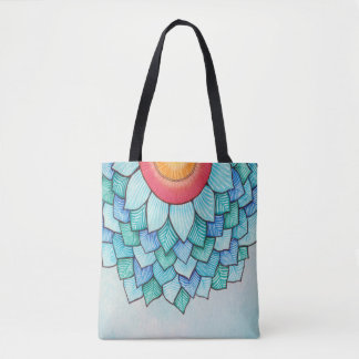 Bolsa de la barra de la toga de la flor tropical d