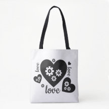 Bolsa de la boca de los corazones del reloj