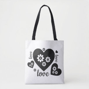 Bolsa de la boca de los corazones del reloj