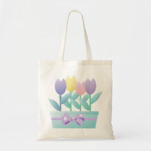 Bolsa de la boca de los tulipanes de primavera