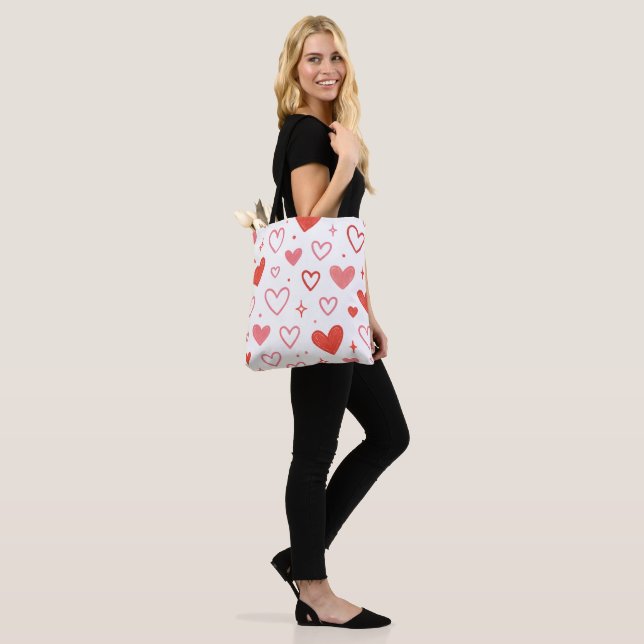 Bolsa de la boca del perro del corazón rojo (Puesto)