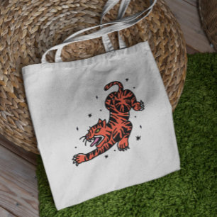 Bolsa de la boca del tatuaje del tigre