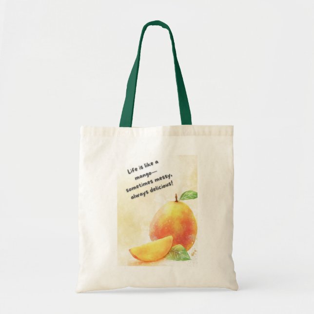 Bolsa de la bolsa de la fruta del mango - Fresca y (Frente)