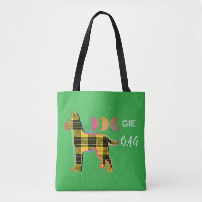 Bolsa de la bolsa de la toalla verde amarilla (Anverso)