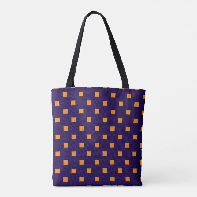 Bolsa De La Bolsa Del Patrón Violeta Al Cual (Reverso)