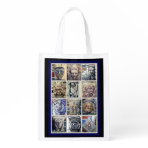 Bolsa de la cerámica azul reutilizable - Los Gargo