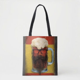 Bolsa de la cerveza barba de Hipster Mug Tote