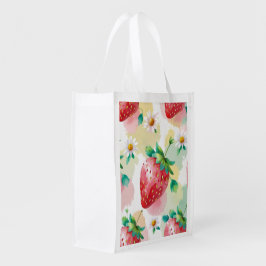 Bolsa De La Compra Arcoiris de fresas lindo Fiesta de cumpleaños de D