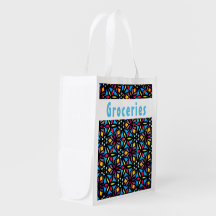 ¡Bolso de ultramarinos reutilizable - plegable!